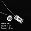 2021 Goth   Cross Pendant Long Necklace Men PunkTrendy Simple Titanium Stainless Steel Chain Mens Jewellery Gift