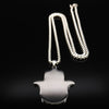 2022 Hamsa Hand Stainless Steel Necklaces Men Black Silver Color Necklaces Pendants Jewelry collier homme N18536