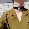 2021 Heart PU Leather Choker Necklace women goth Gothic Studded Choker Vintage punk Collar Necklaces Women Cosplay Jewelry Gift