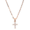 2021 High Quality S925 Sterling Pave AAA Cz Tiny Cute Cross Pendant Necklaces For Women Mini Charm Pendants Bijoux Jewelry