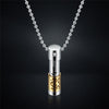 2022  Stainless steel cylindrical openable pendant necklace Crystal from Swarovskis 4 Colors Fit Women and Men