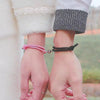 2021  Magnet Bracelet Couple Handmade Adjustable Rope Matching Braslet Infinite Love Pair Braclet Lucky Red Brazalete Gift