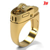 2021    Hip-hop Punk Gothic Lighter Rings Biker Silver Polishing Silver Plated Men Ring Cigarette Lighter Cool Ring