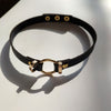2021 Punk Harajuku Collar Necklace Heart PU Leather Leopard head Choker Punk Goth Handmade Rivets Neck Jewelry