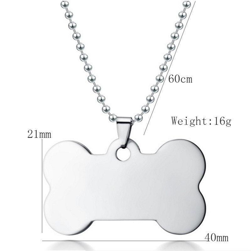 2022 Fine Jewelry Crystal from Swarovskis 3 Colors Stainless Steel Bone Glossy Metal Pendant Necklace Fit Unisex