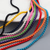 2021 Statement Copper Enamel Boho Rainbow Color Box Chain Choker Necklace For Women Girl Collier femme Summer Bijoux