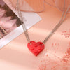 2021 INS 1set Building Brick Heart Necklace for Women Men Lego Elements Couple Valentine's Gifts Punk Girlfriend gift