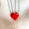 2021 INS 1set Building Brick Heart Necklace for Women Men Lego Elements Couple Valentine's Gifts Punk Girlfriend gift