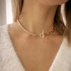 2021 Korean Design Jewelry Full Crystal Chain Bracelet Necklace Dual Purpose Shiny Zircon Choker Party for Women