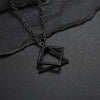 2021 Kpop Punk Male Square Triangle Pendants Necklace Indie Neck Chains For Men Grunge Long Necklaces Man Jewelry Gifts