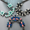 2021 Flower Statement Necklaces & Pendants Jewelry For Women Bijuterias style Bijoux choker Maxi Necklace