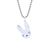 2021  Stainless Steel Rabbit Bad Bunny Pendant Necklace Popular Singer Fans Gift Collares Jewelry For Women Man Collier Femme