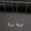2021 Stainless Steel Stethoscope Necklaces  Bijoux Love Medical Chain Necklace For Women Jewelry Friend Gifts