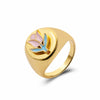2021  Trendy Chunky Stacked Rings Cute Enamel Heart Butterfly Tai Chi Geometry Rings Wonderful Choice for Women Jewelry