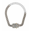 2021  1017 ALYX 9SM Punk Lock Lightning Hero Hip Hop Acrylic Metal Chain Splicing Necklace For Men Women Girls Party Jewelry