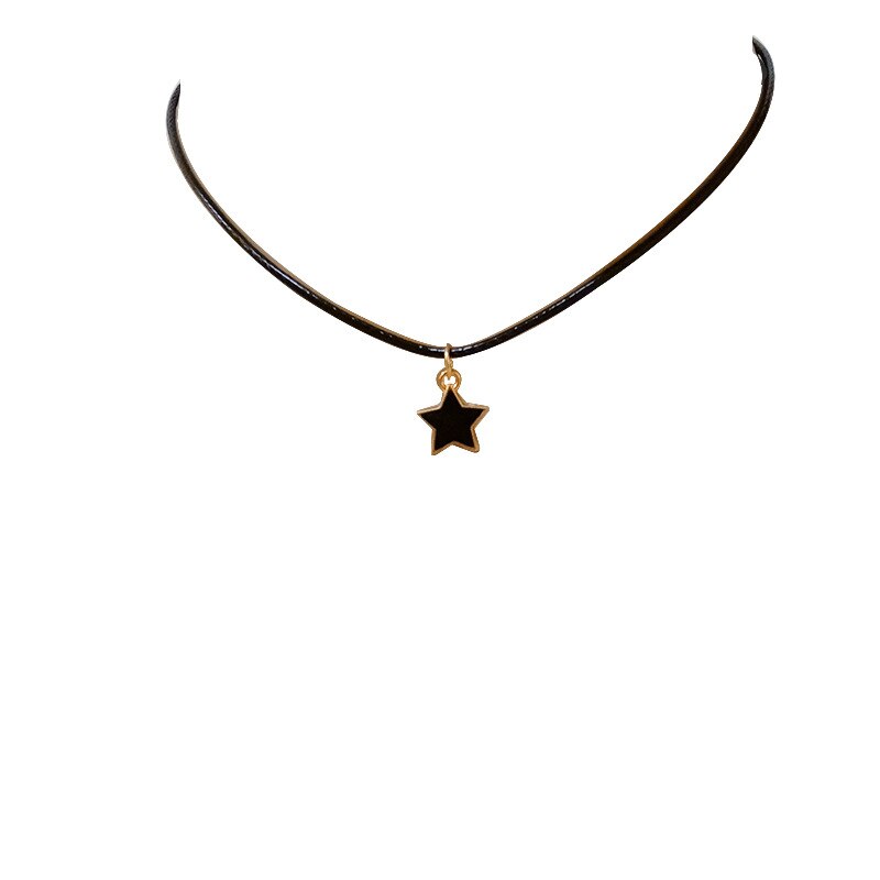 2021  Necklaces  Women Chokers Necklaces Hyperbole Rope Chain Metal Geometric All Compatible