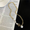 2022 Baroque Irregular Pearls Necklace For Women Vintage Contracted Clavicle Chain Jewelry Gift Accessories