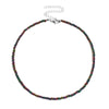 2022 Bohemian Rainbow Seed Beaded Chain Necklace For Women Pure Color Crystal Beads Beach Boho Choker Necklace Jewelry Gift