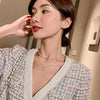 2022 Classic Pearl Double Layer Short Necklace For Woman Korean Jewelry Elegant Goth Girl's Sexy Clavicle Chain
