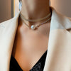 2021 Clavicle Chain Female  Design Gold Silver Color Necklaces French Romantic Style Chokers Prom Accessories