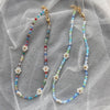 2021 Colorful Seed Beaded Necklace For Women Handmade Daisy Flower Beads Chokers Necklaces Boho Summer Jewelry