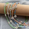 2021 Colorful Seed Beaded Necklace For Women Handmade Daisy Flower Beads Chokers Necklaces Boho Summer Jewelry