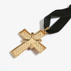 2021 Cross Necklace Alloy Choker Black Lint Charm Chain Oversized Pendant Torques Women Jewelry Gift