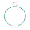 2021 Daisy Flower Colorful Beads Clavicle Choker Necklace for Women Girls Spring Summer Jewelry