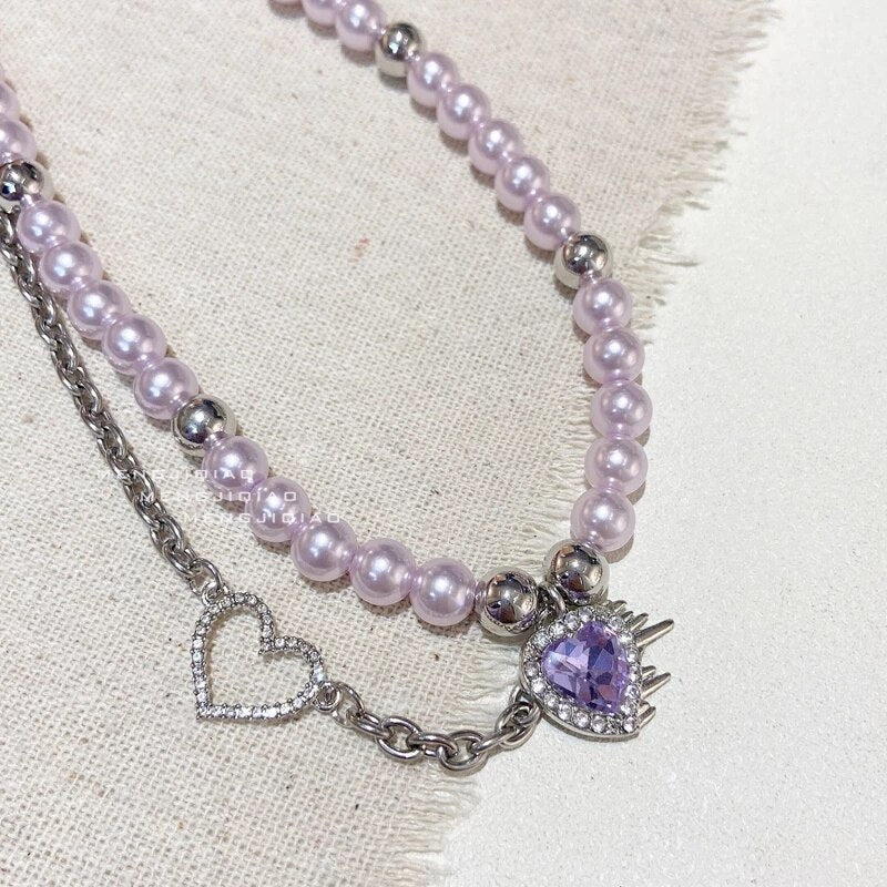 2022 Design Punk Cool Irregular Metal Necklace for Women Girl Geometric Choker Vintage Collier Femme Party Jewellery