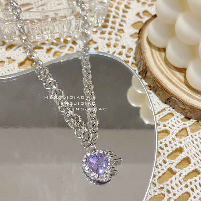 2022 Design Punk Cool Irregular Metal Necklace for Women Girl Geometric Choker Vintage Collier Femme Party Jewellery