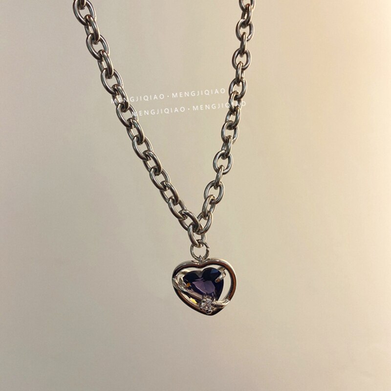 2022 Design Punk Cool Irregular Metal Necklace for Women Girl Geometric Choker Vintage Collier Femme Party Jewellery