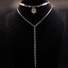 2022 Double Layer Mandala Stainless Steel Necklaces Women Jewelry Silver Color Choker Necklaces Jewelry Gift joyas N9103S02