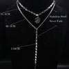 2022 Double Layer Mandala Stainless Steel Necklaces Women Jewelry Silver Color Choker Necklaces Jewelry Gift joyas N9103S02