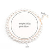 2021 Elegant Big White Artificial Pearl Necklace Clavicle Chain Necklace Ladies Wedding Jewelry Collar