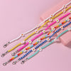 2021 Colorful Mini Beads Neck Choker Flowers Acrylic Necklaces for Women Girls Summer Bohemian Beach Jewelry