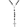 2021 Handmade Round Glass Bead Catholic Rosary Quality Bead Cross Necklace Beads Cross Religious Pendants Necklace