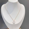 2021 Love Pendant Crystal zircon female sweet simple clavicle chain versatile personality Necklace leisure jewelry