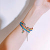 2021 Rainbow Choker Necklace LGBT Promissory Gift Woven Fabric Collar Necklace Personal Information Accessories Gift