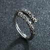2021   Retro Leaf/Wolf/Snake/Skull Pattern Vintage Ring Anniversary Gift High Quality Punk Unisex Male Party Jewelry