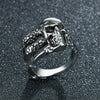 2021   Retro Leaf/Wolf/Snake/Skull Pattern Vintage Ring Anniversary Gift High Quality Punk Unisex Male Party Jewelry