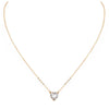 2022 Female Crystal Heart Necklace Pendant  Short Gold Chain Necklace Pendant Necklace Charm Gifts girlfriends