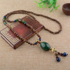 2022 Handmade Vintage Nepal Long Buddhist  Wood Beaded Pendant & Necklace Ethnic Bohemian Boho Lucky Jewelry for Women Men