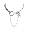 2021 Hip Hop Heart Shaped Moon Clip Pendant Necklace For Women Punk Cool Harajuku Charm Creative Choker Jewelry
