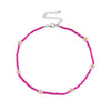 2021  Korea Lovely Daisy Flowers Colorful Beaded Boho Statement Short Choker Necklace for Women Vacation Jewelry
