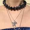 2021 Kpop Harajuku Retro Simple Lucky Dice Beaded Necklace For Men Women Egirl Hip Hop Party Street Jewelry Neck Decoration