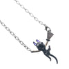 2022 Personality Enamel Jewelry Miyazaki Hayao Kiki's Delivery Service Black cat Broom Pendants Necklace