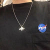 2021 Planet Cosmos Taiyin Titanium Steel Saturn Retro Ball Chain Bundy Tokuku Student Tide Lady Necklace