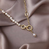 2022 Popular Light  Baroque Wind Natural Pearl Necklace Stylish Women's Necklace Temperament Clavicle Chain Jewelry