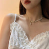 2022 Popular Light  Baroque Wind Natural Pearl Necklace Stylish Women's Necklace Temperament Clavicle Chain Jewelry