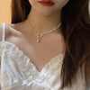 2022 Popular Light  Baroque Wind Natural Pearl Necklace Stylish Women's Necklace Temperament Clavicle Chain Jewelry